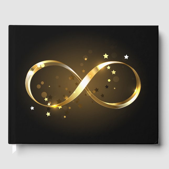 Livre D'or Symbole d'infini doré (Recto)