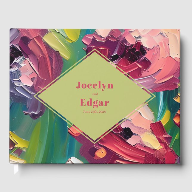 Livre D'or Tableau super Déco Mariage inspiré (Recto)