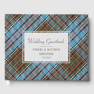 Livre D'or Tartan Clan Anderson Carreaux Multicolore