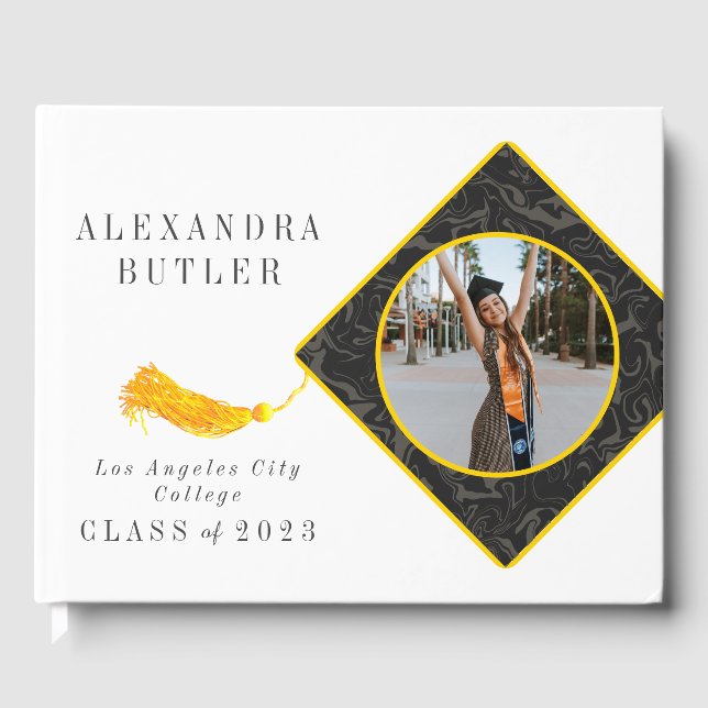Livre D'or Tassel - Script photo Classe de diplôme de Keepsak (Recto)