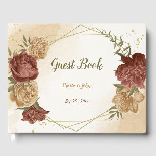 Livre D'or terre terre terre ton mariage floral