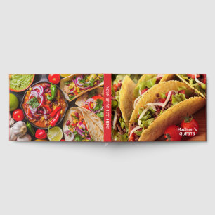 Livre D'or Texte personnalisé Cuisine mexicaine