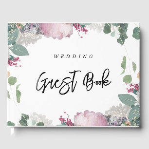 Livre D'or Thème de mariage floral