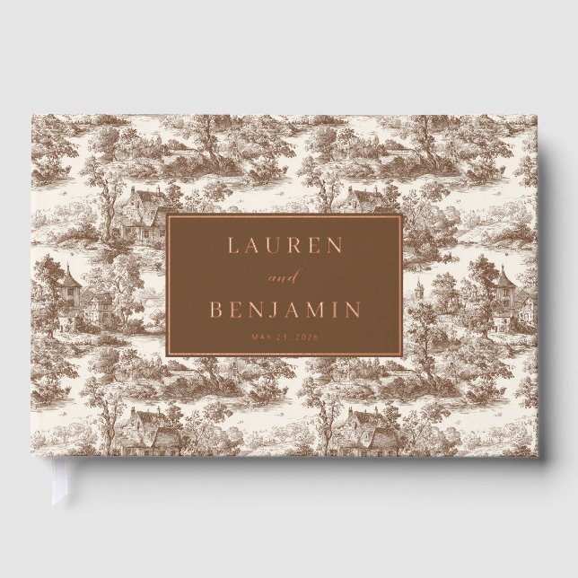 Livre D'or Toile de Romance Wedding (Recto)