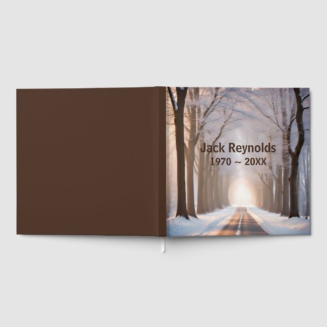 Livre D'or Tunnel d'arbres d'hiver de lumière (Complet)