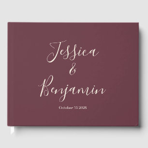 Livre D'or Typographie élégante et minimaliste de script en b
