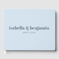 Typographie Gras Moderne Bleu Clair Mariage Sur Me