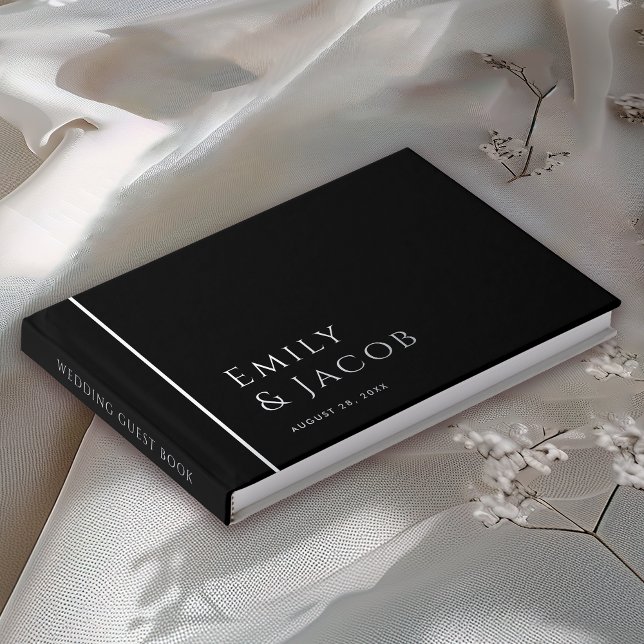 Livre D'or Typographie simple et élégante et Mariage photo (Créateur téléchargé)