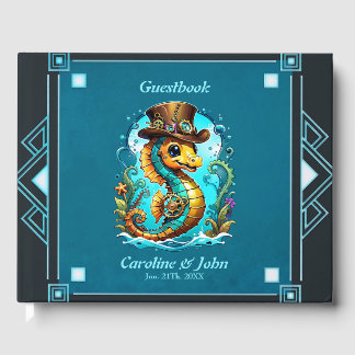 Livre D'or Un chevalier à vapeur mignon avec un casquette élé