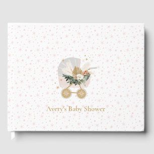 Livre D'or Un petit Baby shower de flocon de neige