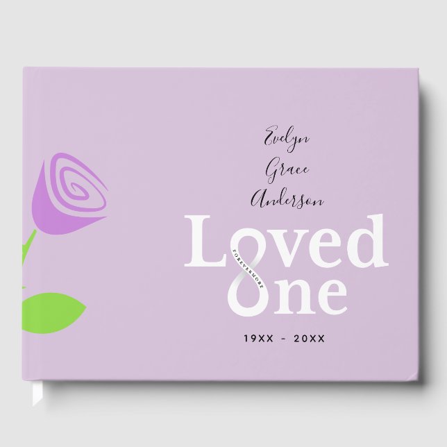 Livre D'or Un service commémoratif adoré (Recto)