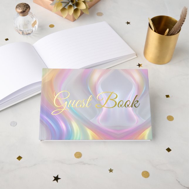 Livre D'or Vagues de Lumière (Recto ouvert)