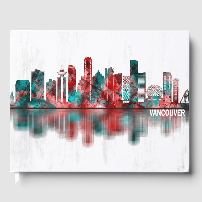 Livre D'or Vancouver Canada Skyline (Recto)
