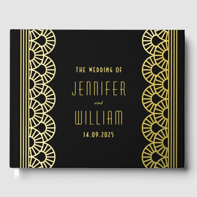 Livre D'or Ventilateur Art déco (Recto)