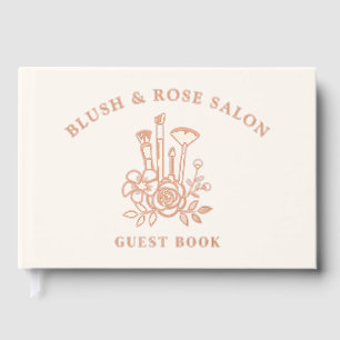 Livre D'or Véritable Foil Élégant Floral Black Maquillage