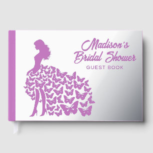 Livre D'or Véritable Foil Elegant Mariée Fête des mariées Arg
