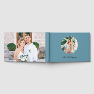 Livre D'or Véritable Foil Photo Simple Personnalisé Mariage b