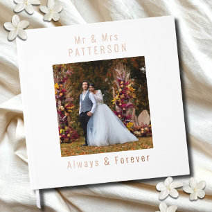 Livre D'or Véritable Mariage Photo Noms Personnalisés