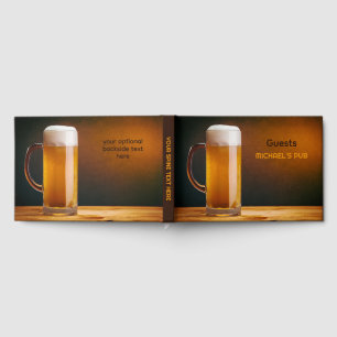 Livre D'or Verre de bière sur mesure / Pub