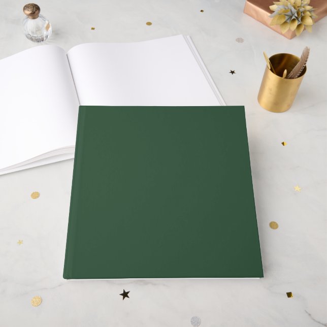 Livre D'or Vert Pin (Recto ouvert)