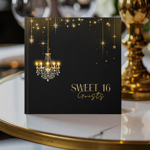 Livre D'or Vieux Hollywood Lustres Glam Sweet 16 ID1108
