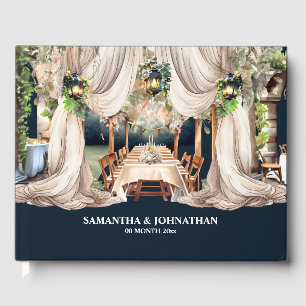 Livre D'or Vignoble ferme à vin toscan italien aquarelle phot