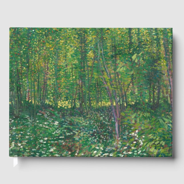 Livre D'or Vincent Van Gogh - Arbres Et Sous-Croissance (Recto)