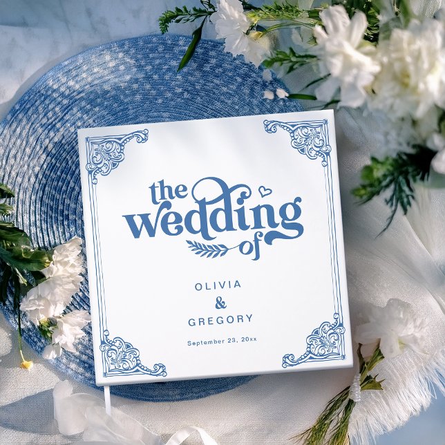 Livre D'or Vintage Chinoiserie Antique Frame Mariage (Créateur téléchargé)