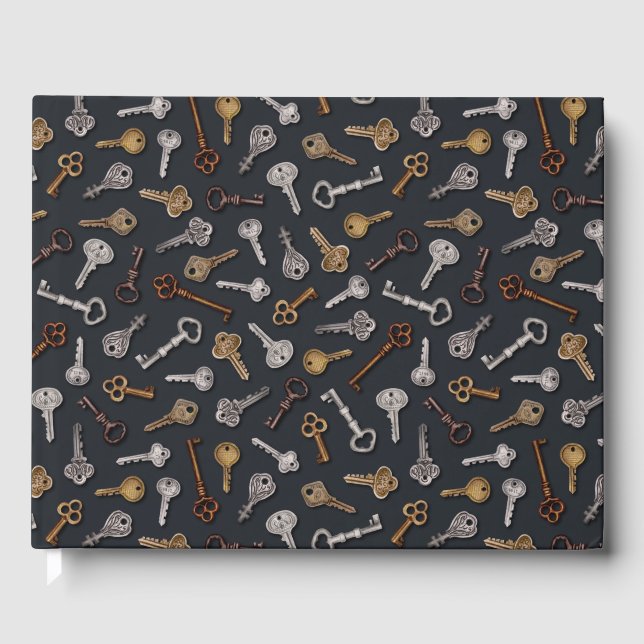 Livre D'or Vintage et Antique Keys (Recto)