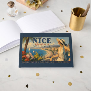 Livre D'or Vintage Nice Reine Côte d'Azur