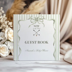 Livre D'or Vintage Nouveau au Club Neutre Fête Prénatale de G