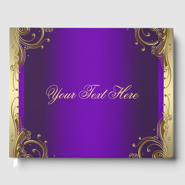 Livre d'or violet et or (Recto)