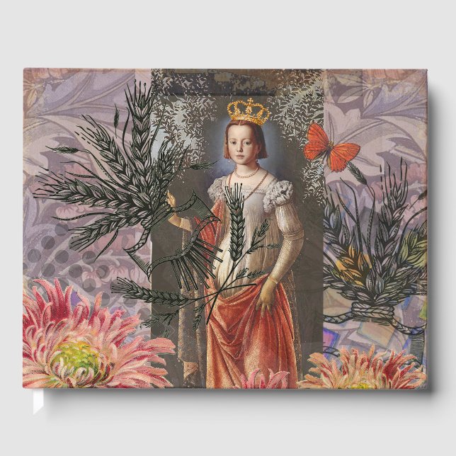 Livre D'or Virgo Femme Astrologie Whimsical Portrait (Recto)