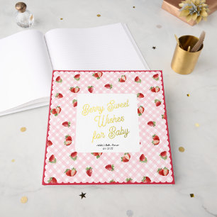 Livre D'or Vœux Berry Sucrés pour Bébé - Baby Shower
