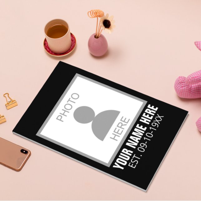 Livre D'or Votre photo ici Nom et âge (Créateur téléchargé)