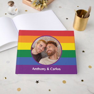 Livre D'or Votre photo, vos noms et votre texte Rainbow Pride