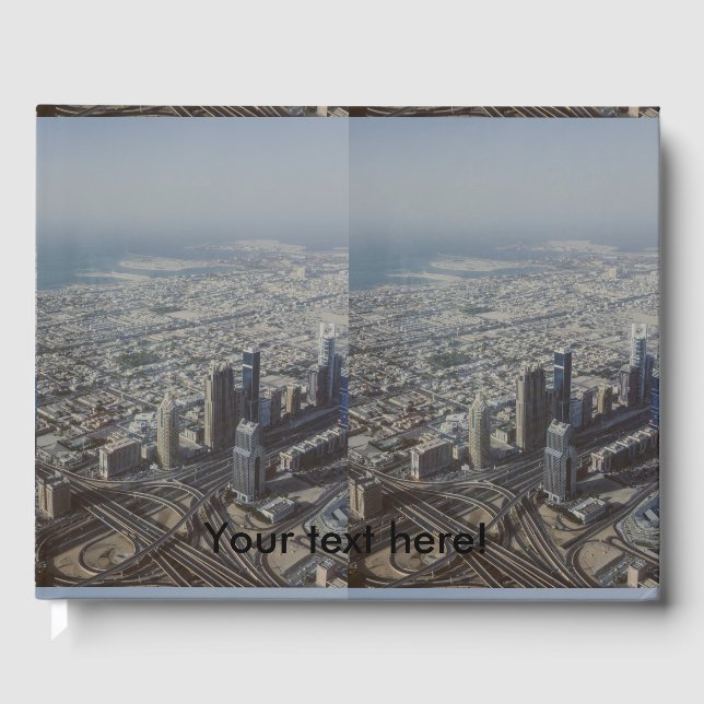 Livre D'or Vue de Burj Khalifa, Dubaï (Recto)