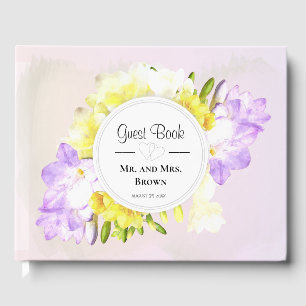Livre D'or Watercolor Freesia