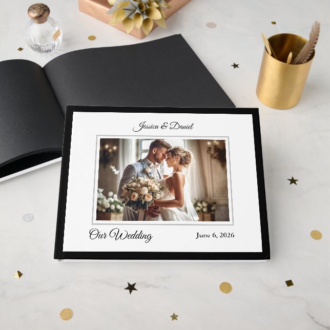 Livre D'or Wedding     guest book (Recto ouvert)