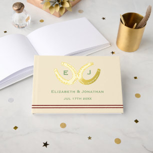 Livre D'or Western Horseshoe Mariage