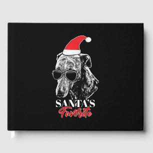 Livre D'or Whippet Santas Favori Funny Christmas