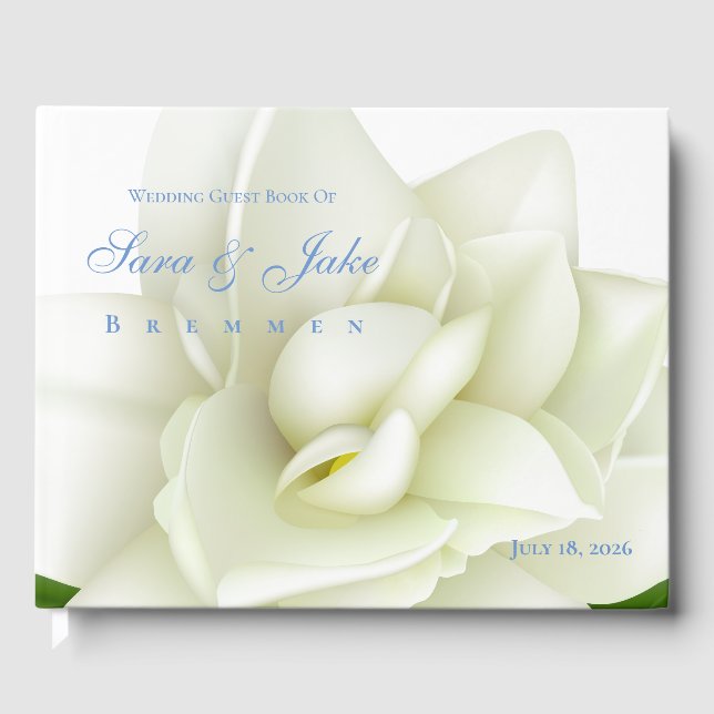 Livre D'or White Gardenia Wedding (Recto)