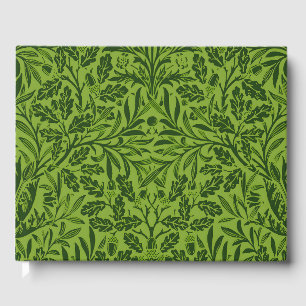 Livre D'or William Mirrors Acorns & chêne feuille Motif Vert