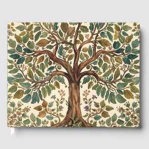 Livre D'or William Morris Arbre de Vie Vintage Préraphaélite