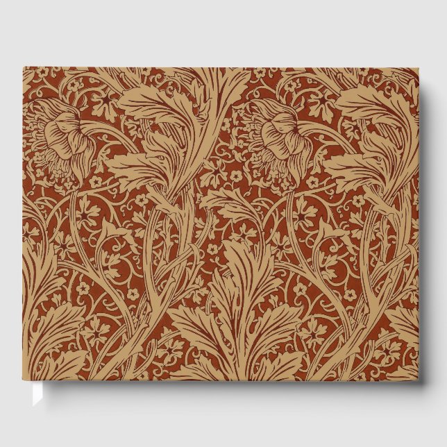 Livre D'or William Morris Arcadia Floral Garden Flower Classi (Recto)