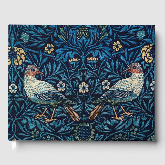 Livre D'or William Morris Blue Birds Tapestry Classic (Recto)