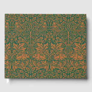Livre D'or William Morris Frère Lapin Ambre Noir Motif