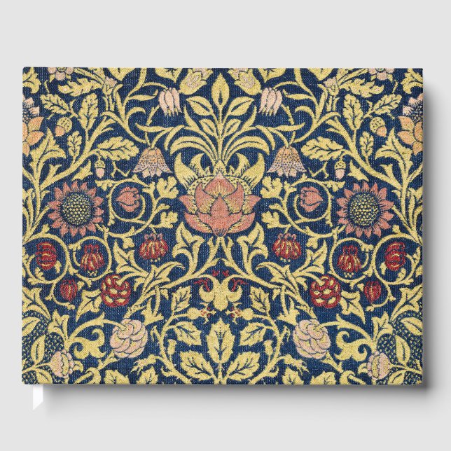 Livre D'or William Morris Violet et Columbine Art (Recto)