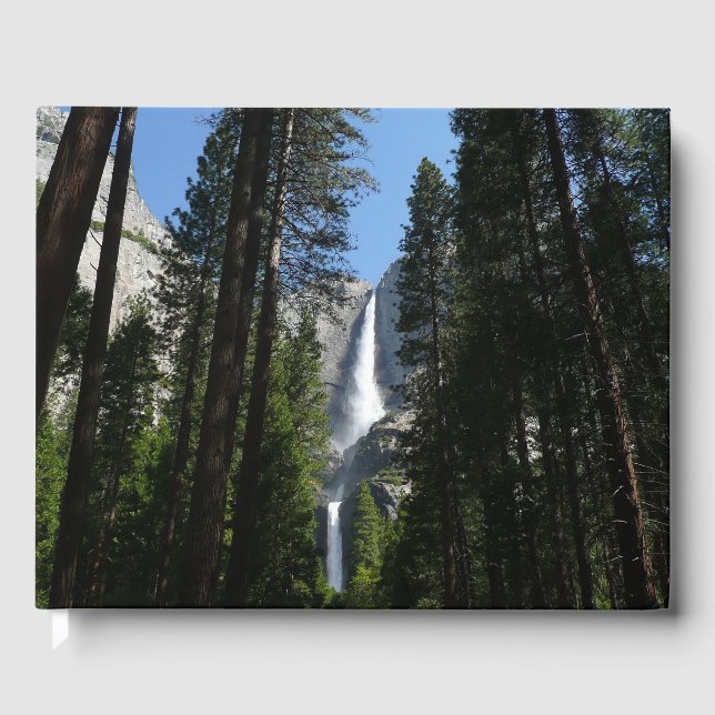 Livre D'or Yosemite Falls et Woods Paysage Photographie (Recto)