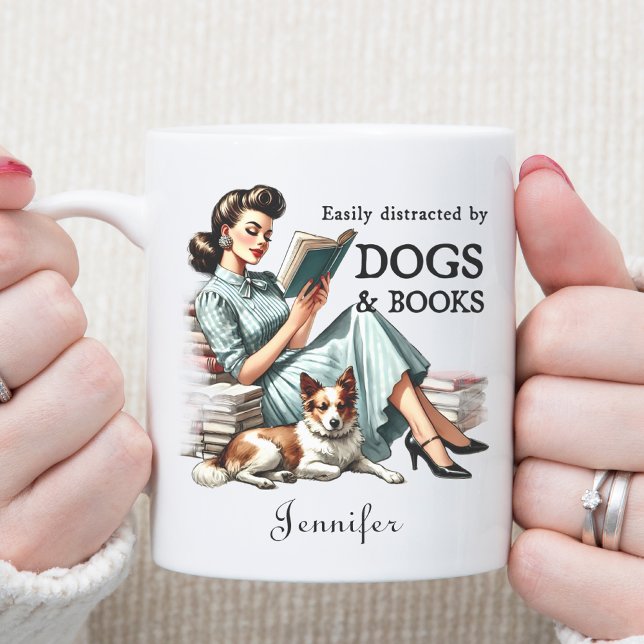 Livre et Mug Amoureux des chiens (Créateur téléchargé)